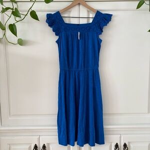 NWT Talbots P XSP 0/2 petite Blue Lace Crochet Dress